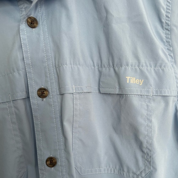 TILLEYS mens size small travel ready button down shirt - lightweight - Picture 7 of 9